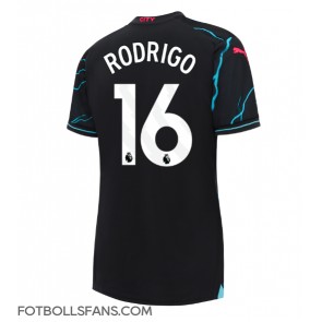 Manchester City Rodri Hernandez #16 Replika Tredje Tröja Damer 2023-24 Kortärmad